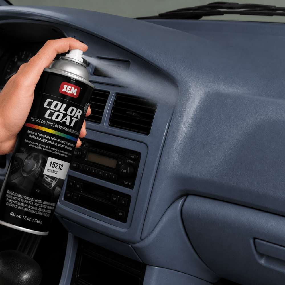 SEM 15213 Color Coat Bluemist, 16 oz | Aerosol | Auto Interior Paint