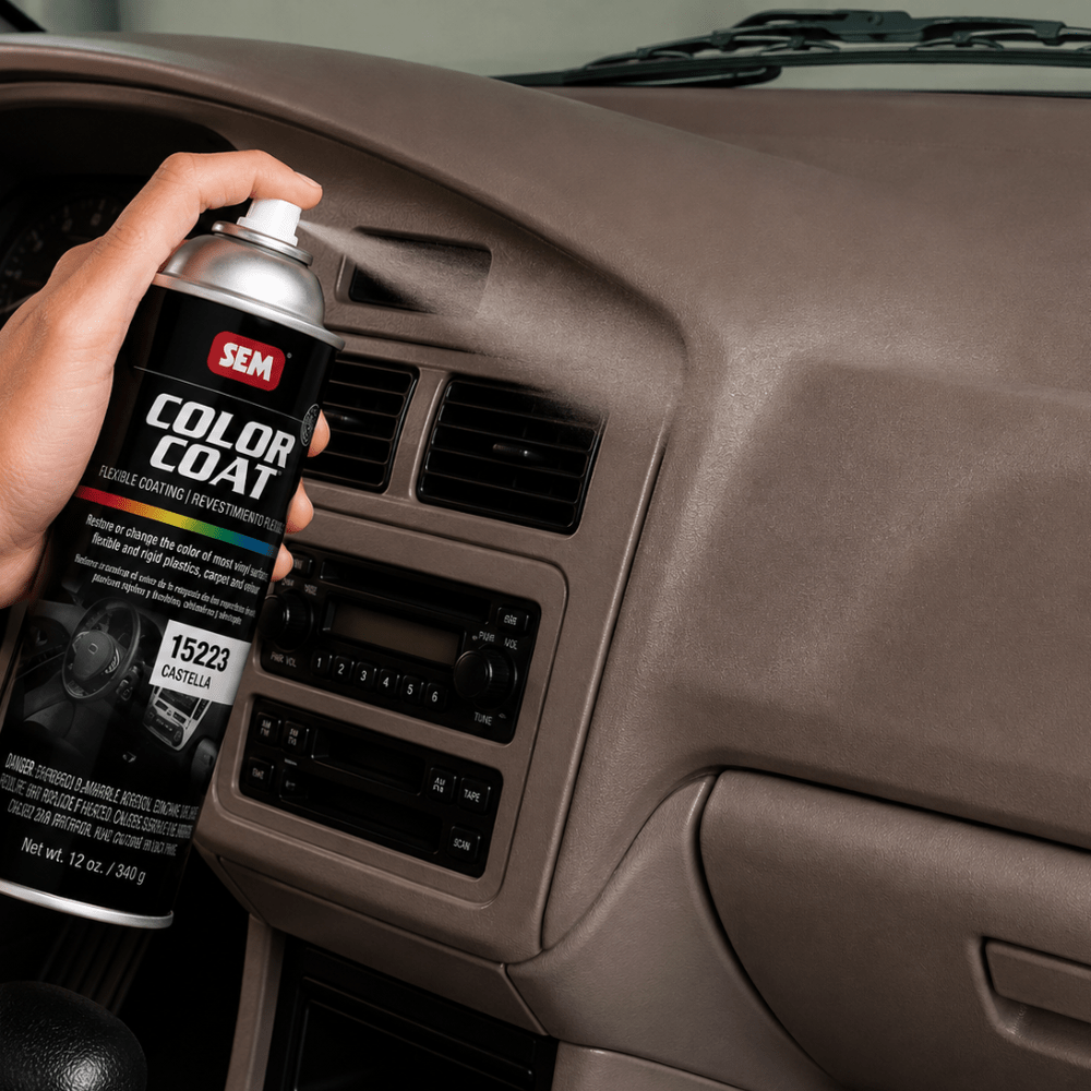 SEM 15223 Color Coat Castella, 16 oz | Aerosol | Auto Interior Paint