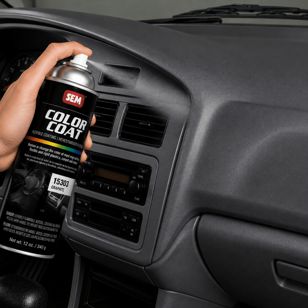 SEM 15303 Color Coat Graphite, 16 oz | Aerosol | Auto Interior Paint
