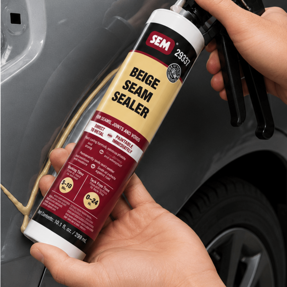 SEM 29382 1K Beige Seam Sealer, 10.1 oz Tube