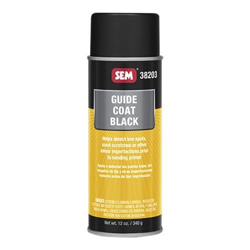 SEM® 38203 Black Guide Coat 12 oz Aerosol Can - VirtuColor Supply