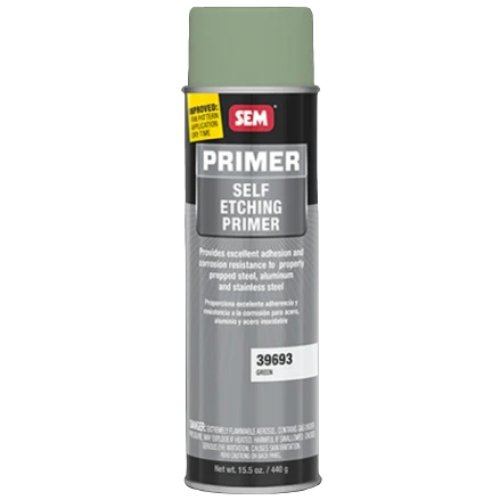 SEM 39693 Green Self - Etching Low VOC Primer, 15.5 oz - VirtuColor Supply