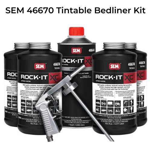 SEM Rock-It XC 46670 Tintable Truck Bed Liner Gallon Kit