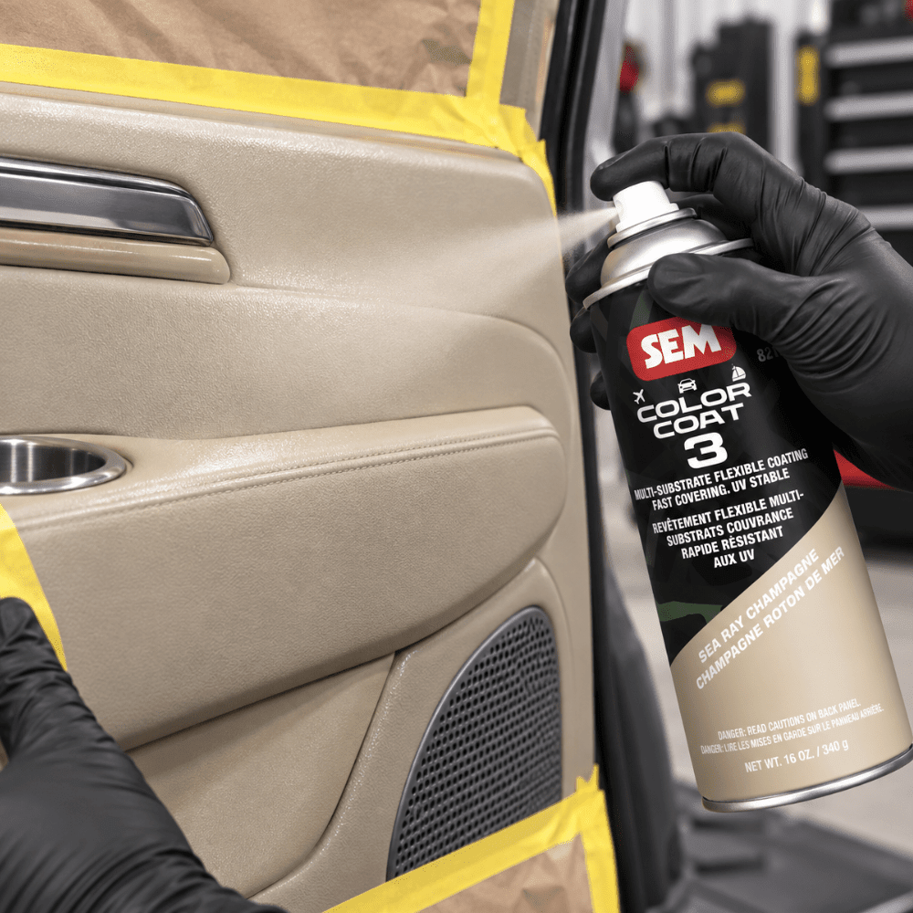 SEM 82113 Color Coat 3 Sea Ray Champagne, 16 oz | Aerosol | Auto Interior Paint