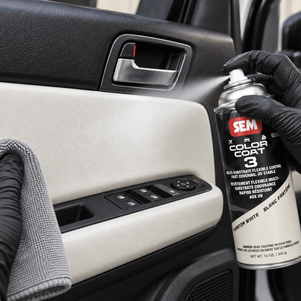 SEM 85003 Color Coat 3 Phantom White, 16 oz | Aerosol | Auto Interior Paint