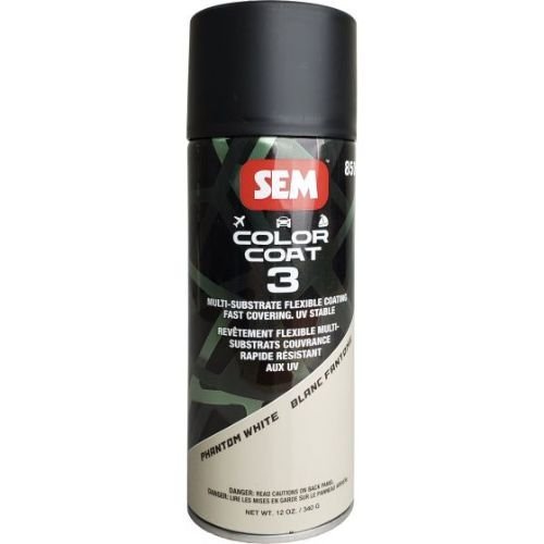 SEM 85003 Color Coat 3 Phantom White, 16 oz | Aerosol | Auto Interior Paint