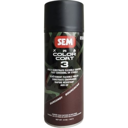SEM 85063 Color Coat 3 Burgundy, 16 oz | Aerosol | Auto Interior Paint