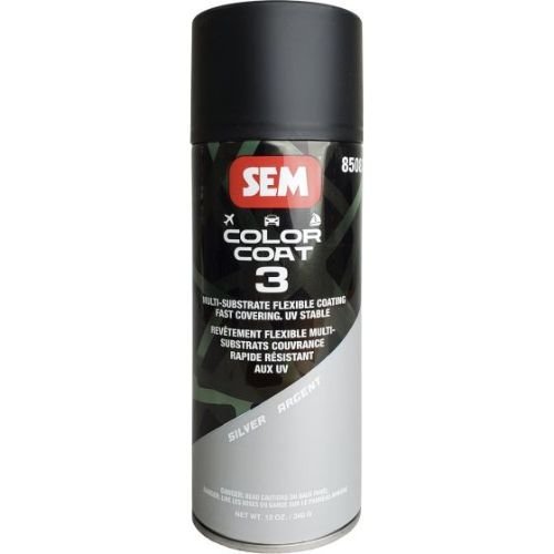 SEM 85083 Color Coat 3 Silver, 16 oz | Aerosol | Auto Interior Paint