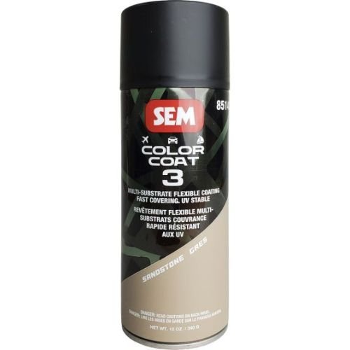 SEM 85143 Color Coat 3 Sandstone, 16 oz | Aerosol | Auto Interior Paint