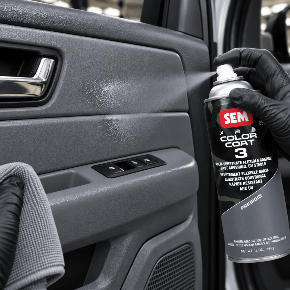 SEM 85163 Color Coat 3 Presidio, 16 oz | Aerosol | Auto Interior Paint