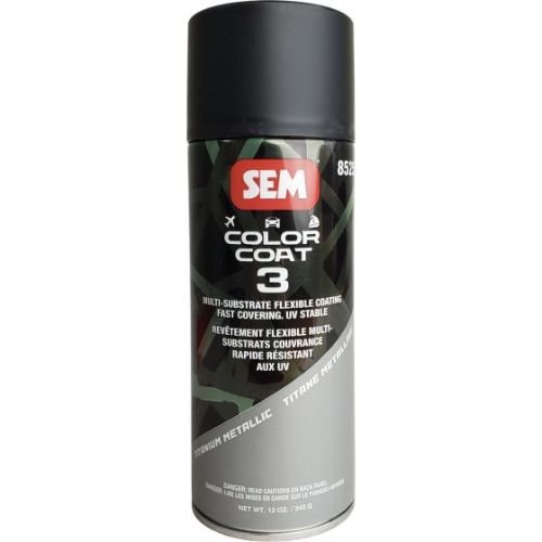 SEM 85253 Color Coat 3 Titanium Metallic, 16 oz | Aerosol | Auto Interior Paint