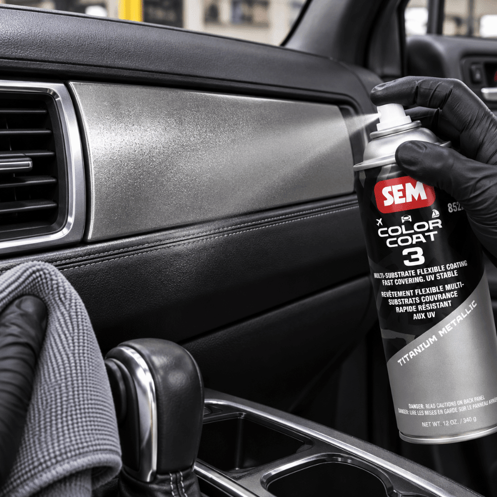 SEM 85253 Color Coat 3 Titanium Metallic, 16 oz | Aerosol | Auto Interior Paint