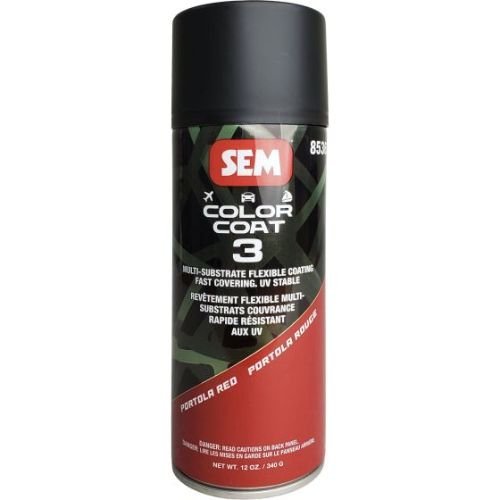 SEM 85363 Color Coat 3 Portola Red, 16 oz | Aerosol | Auto Interior Paint