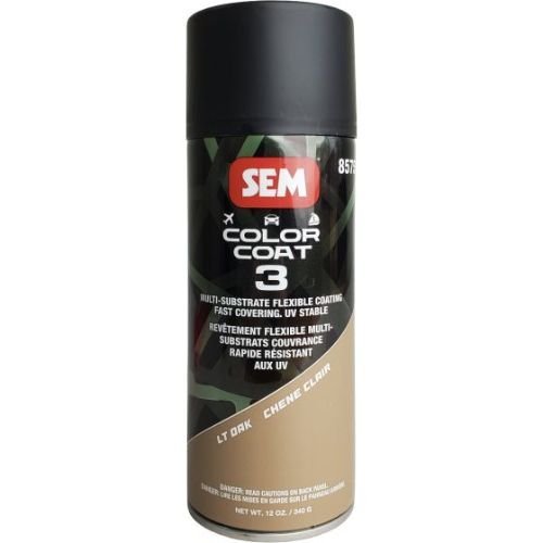 SEM 85753 Color Coat 3 Lt Oak, 16 oz | Aerosol | Auto Interior Paint