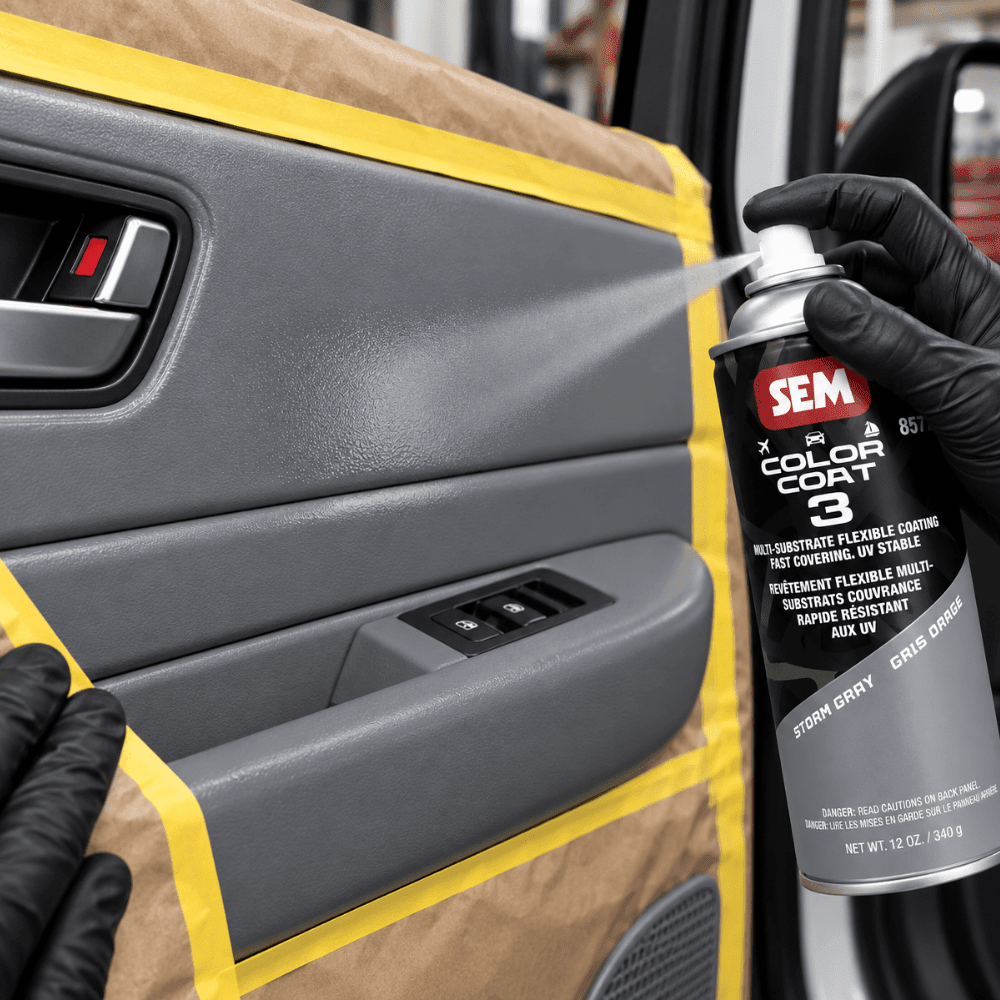 SEM 85763 Color Coat 3 Storm Gray, 16 oz | Aerosol | Auto Interior Paint