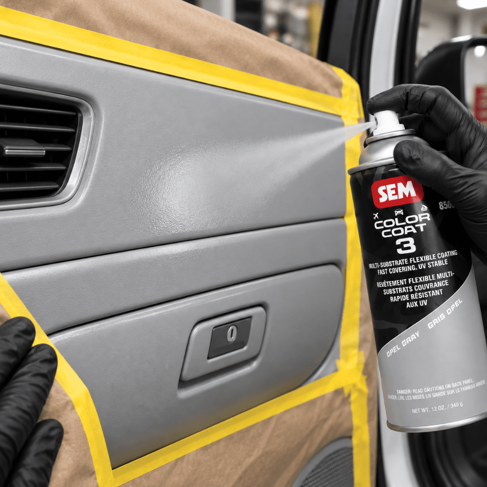SEM 85803 Color Coat 3 Opel Gray, 16 oz | Aerosol | Auto Interior Paint