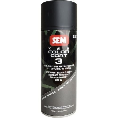 SEM 85813 Color Coat 3 Med Dk Pewter, 16 oz | Aerosol | Auto Interior Paint
