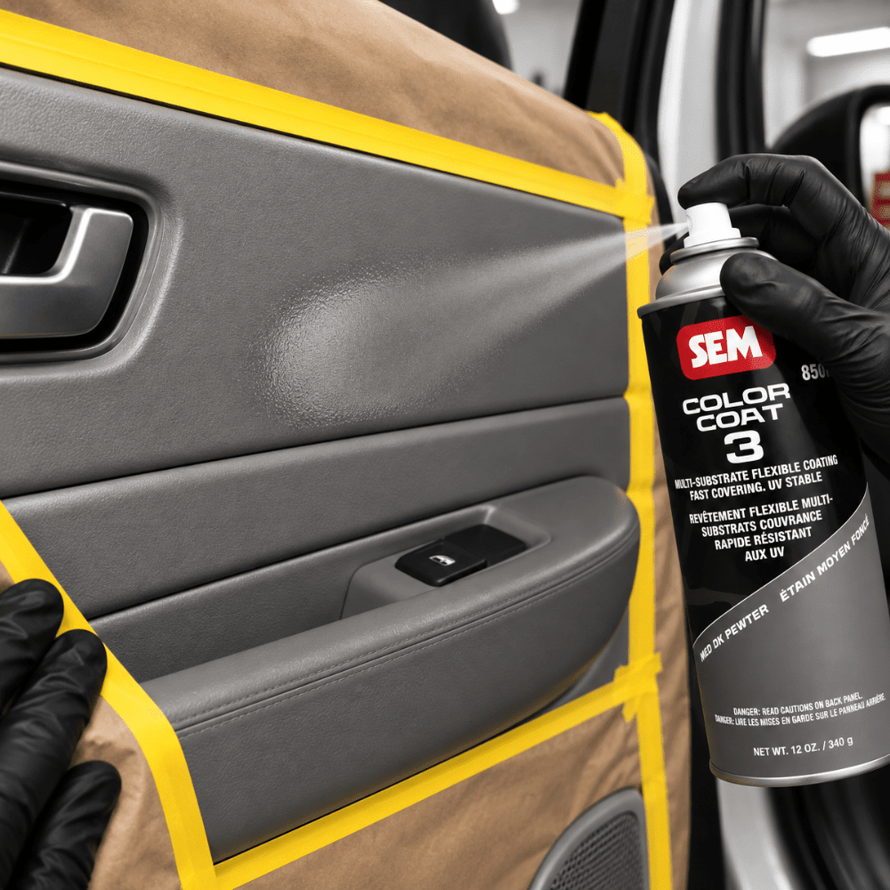 SEM 85813 Color Coat 3 Med Dk Pewter, 16 oz | Aerosol | Auto Interior Paint