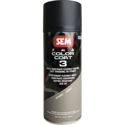 SEM 85833 Color Coat 3 Khaki, 16 oz | Aerosol | Auto Interior Paint