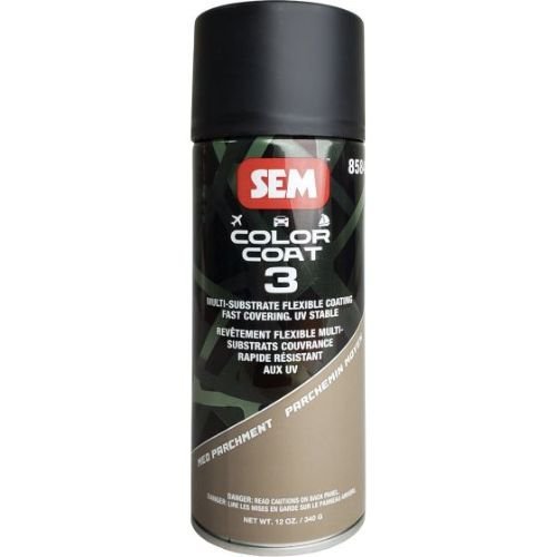 SEM 85843 Color Coat 3 Med Parchment, 16 oz | Aerosol | Auto Interior Paint