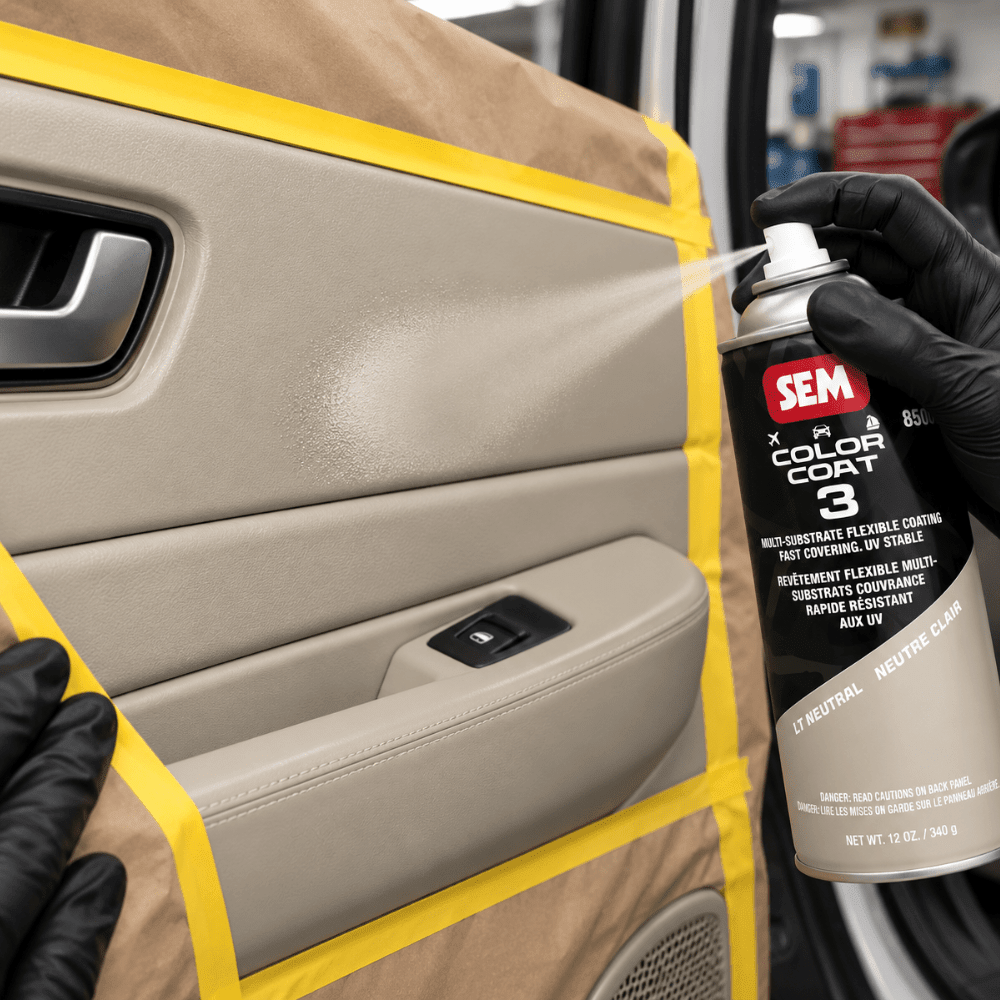 SEM 85863 Color Coat 3 Lt Neutral, 16 oz | Aerosol | Auto Interior Paint