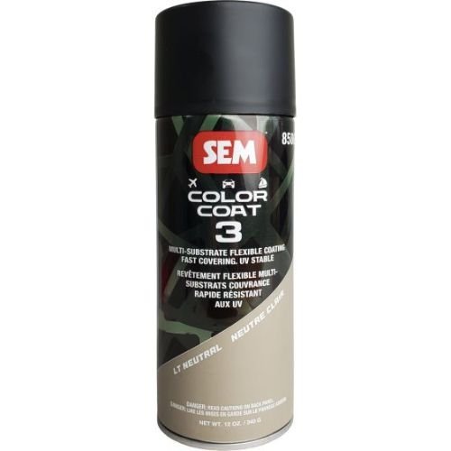 SEM 85863 Color Coat 3 Lt Neutral, 16 oz | Aerosol | Auto Interior Paint
