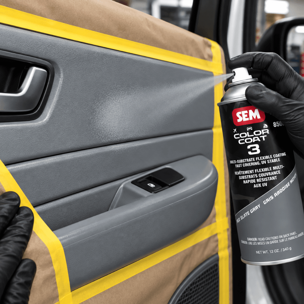 SEM 85873 Color Coat 3 Med Slate Gray, 16 oz | Aerosol | Auto Interior Paint