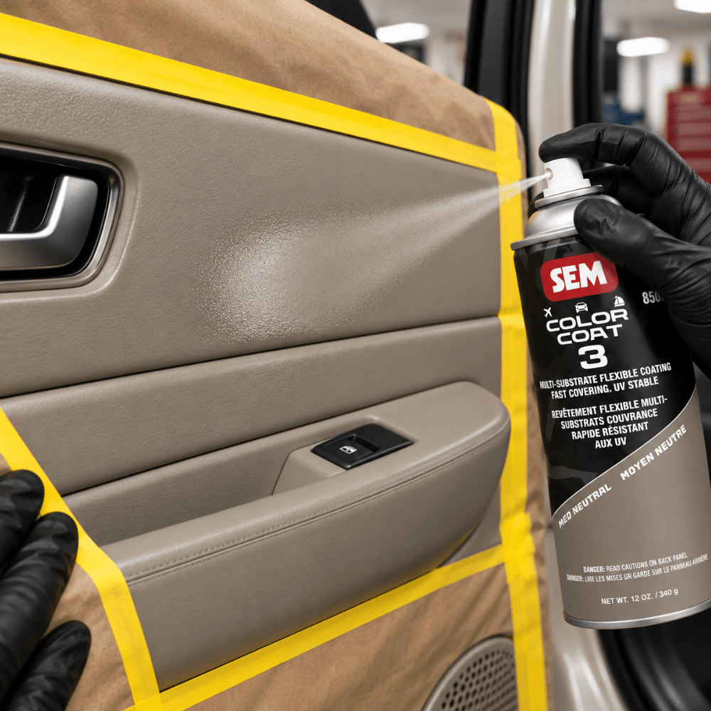 SEM 85883 Color Coat 3 Med Neutral, 16 oz | Aerosol | Auto Interior Paint