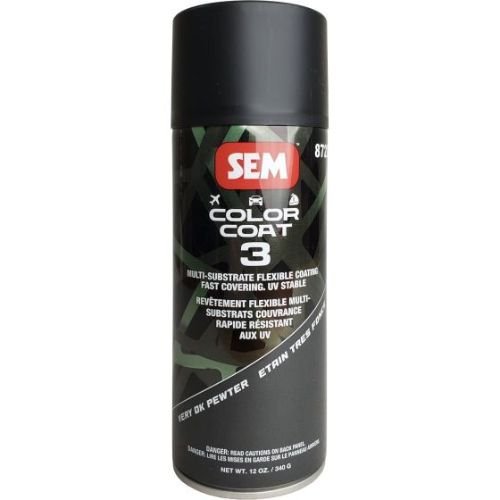 SEM 87223 Color Coat 3 Very Dk Pewter, 16 oz | Aerosol | Auto Interior Paint