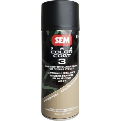 SEM 87413 Color Coat 3 Lt Cashmere, 16 oz | Aerosol | Auto Interior Paint