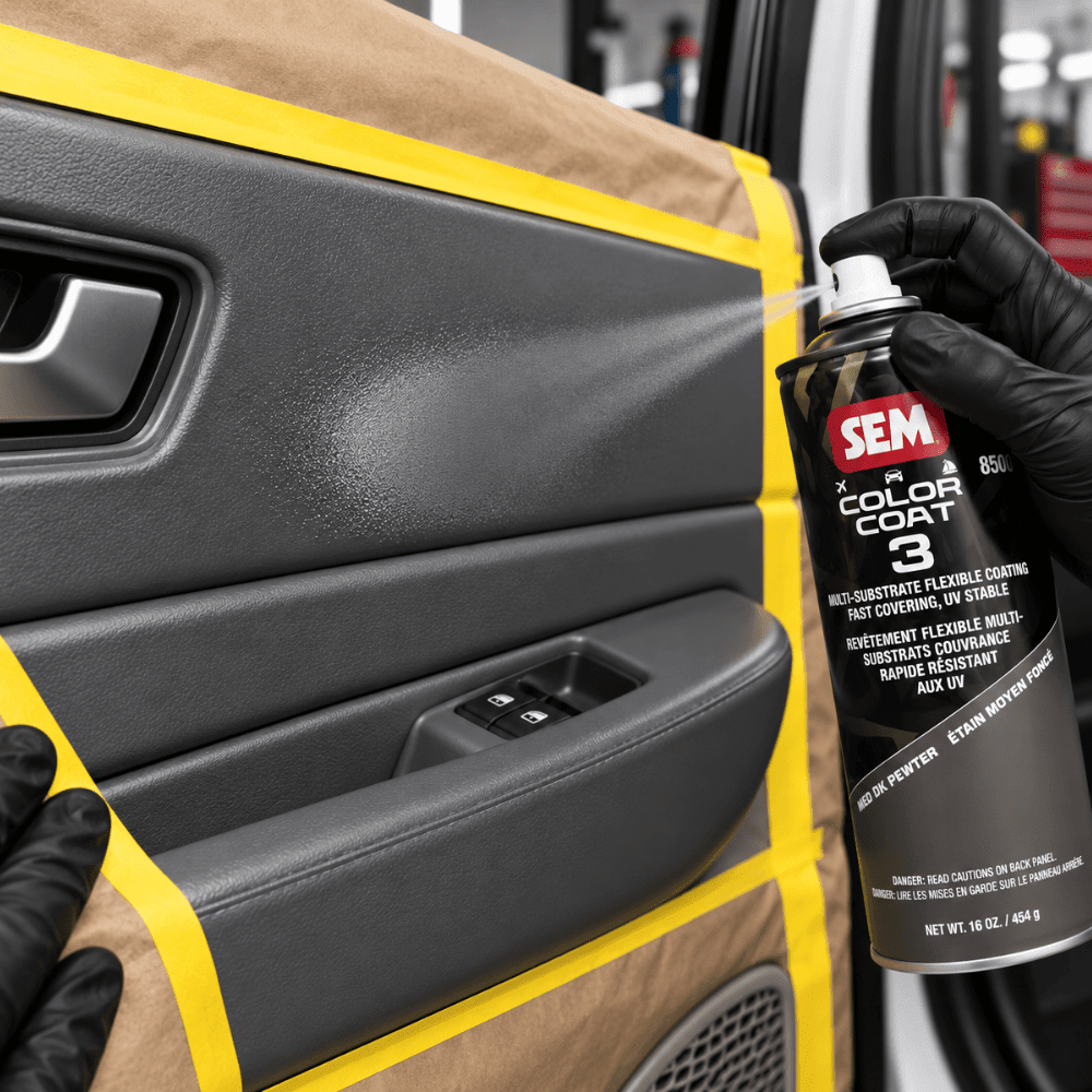 SEM Color Coat 3 Med Dk Pewter, 16 oz | Aerosol | Auto Interior Paint