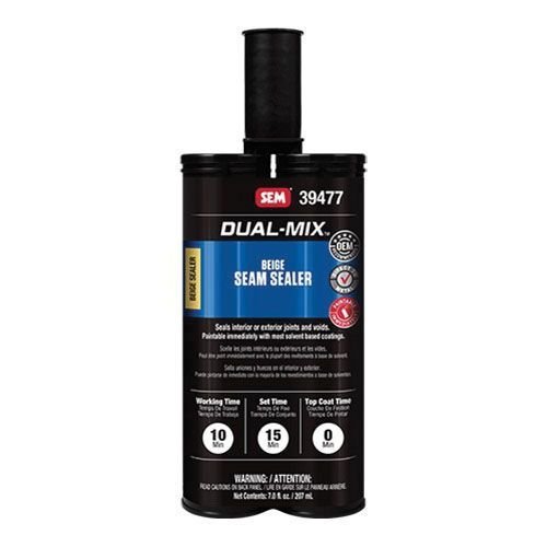 SEM® Dual - Mix 39477 Beige Seam Sealer, 7 oz - VirtuColor Supply