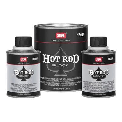 SEM HR010 National Rule Hot Rod Black Single Stage Kit, 1.5 qt - VirtuColor Supply