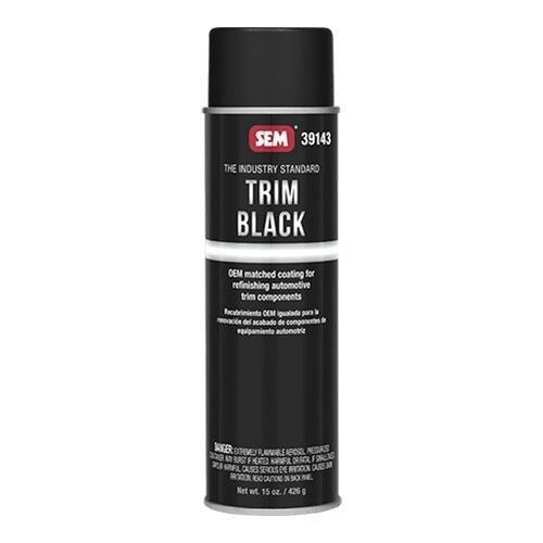 SEM® Trim Black 39143 Trim Paint, 15 oz - VirtuColor Supply