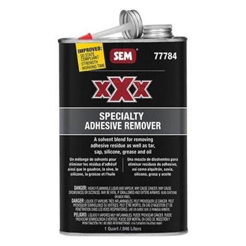 SEM XXX 77784 VOC compliant Adhesive Remover, 1 qt - VirtuColor Supply