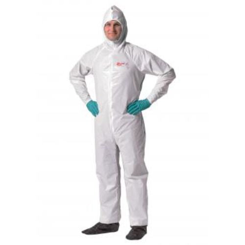 Shoot Suit 3XL White Reusable Paint Suit with Hood