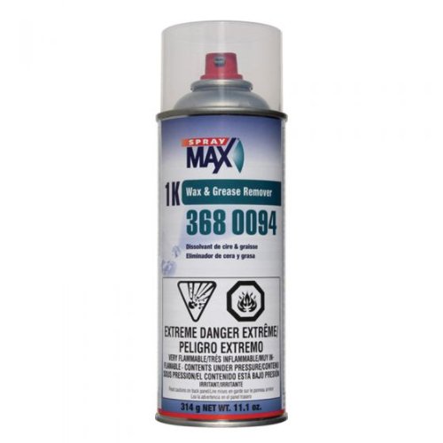 SprayMax 3680094 1K Wax and Grease Remover, 11.1 oz - VirtuColor Supply