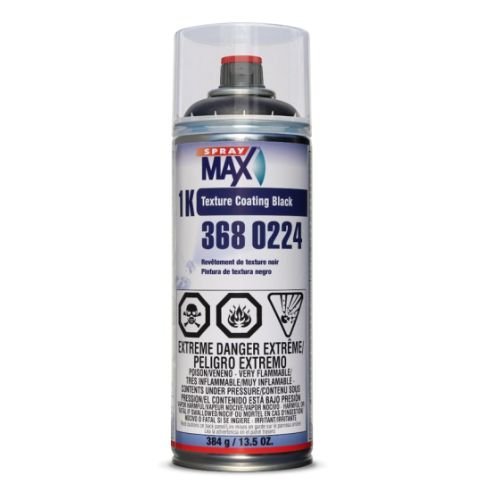 SprayMax® 3680224 1K Black Texture Coating, 13.5 oz - VirtuColor Supply