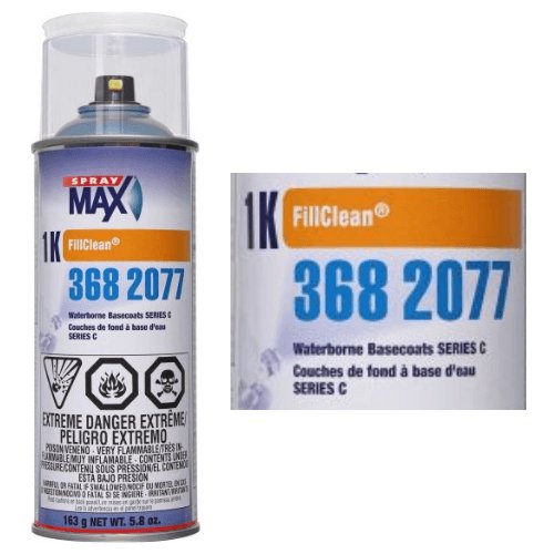 SprayMax 3682077 Empty FillClean Can for Waterborne Basecoats - VirtuColor Supply