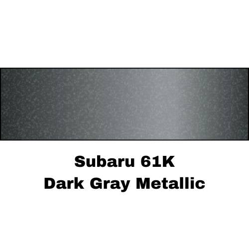 Subaru 61K Dark Gray Metallic Low VOC Basecoat Paint - VirtuColor Supply