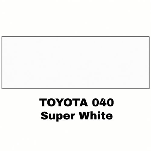Toyota 040 Super White Economy Automotive Paint, Gallon