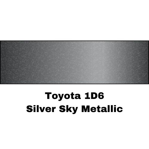 Toyota 1D6 Silver Sky Metallic Low VOC Basecoat Paint - VirtuColor Supply