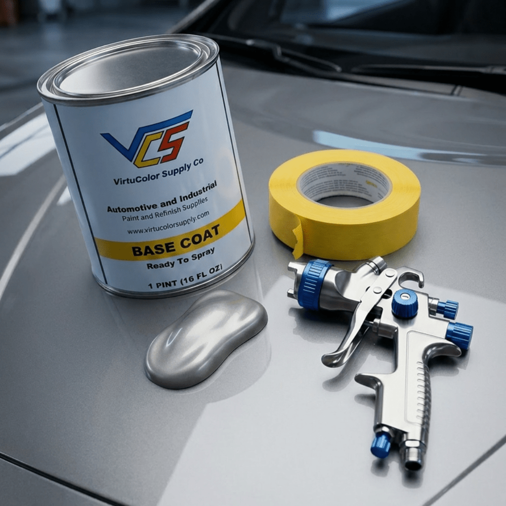 Toyota 1F7 Silver Metallic Low VOC Basecoat Paint