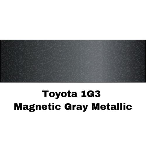 Toyota 1G3 Magnetic Gray Metallic Low VOC Basecoat Paint - VirtuColor Supply