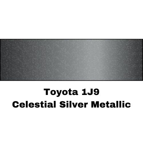 Toyota 1J9 Celestial Silver Metallic Low VOC Basecoat Paint - VirtuColor Supply