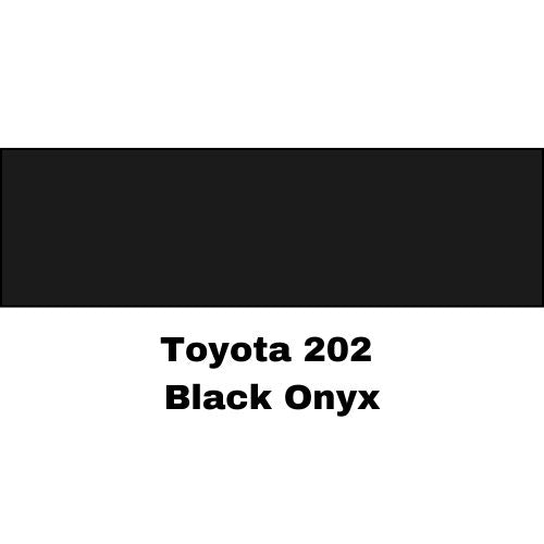 Toyota 202 Black Onyx Low VOC Basecoat Paint - VirtuColor Supply