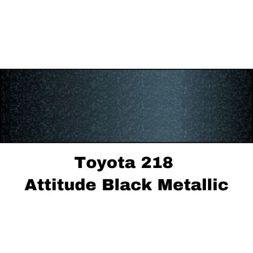 Toyota 218 Attitude Black Metallic Low VOC Basecoat Paint - VirtuColor Supply