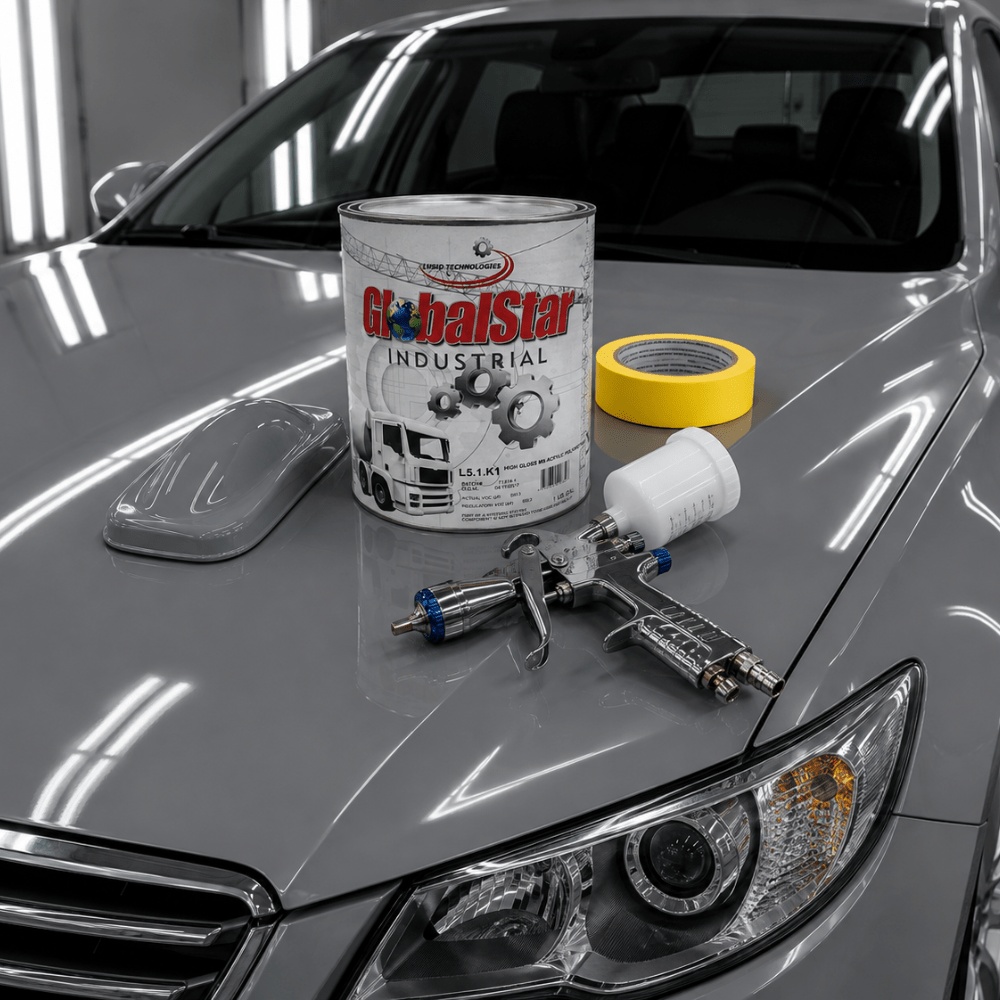Toyota Forklift Gray 3:1 Mix Polyurethane Industrial Paint*