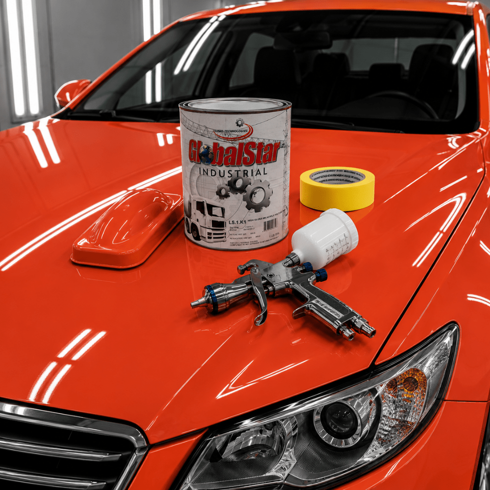 Toyota Forklift Orange 3:1 Mix Polyurethane Industrial Paint*