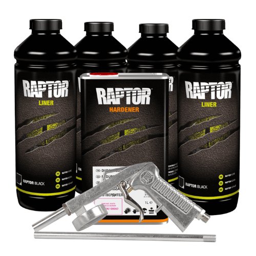 U - POL® 0820VG Low VOC Raptor Kit, 1 gal, Black - VirtuColor Supply